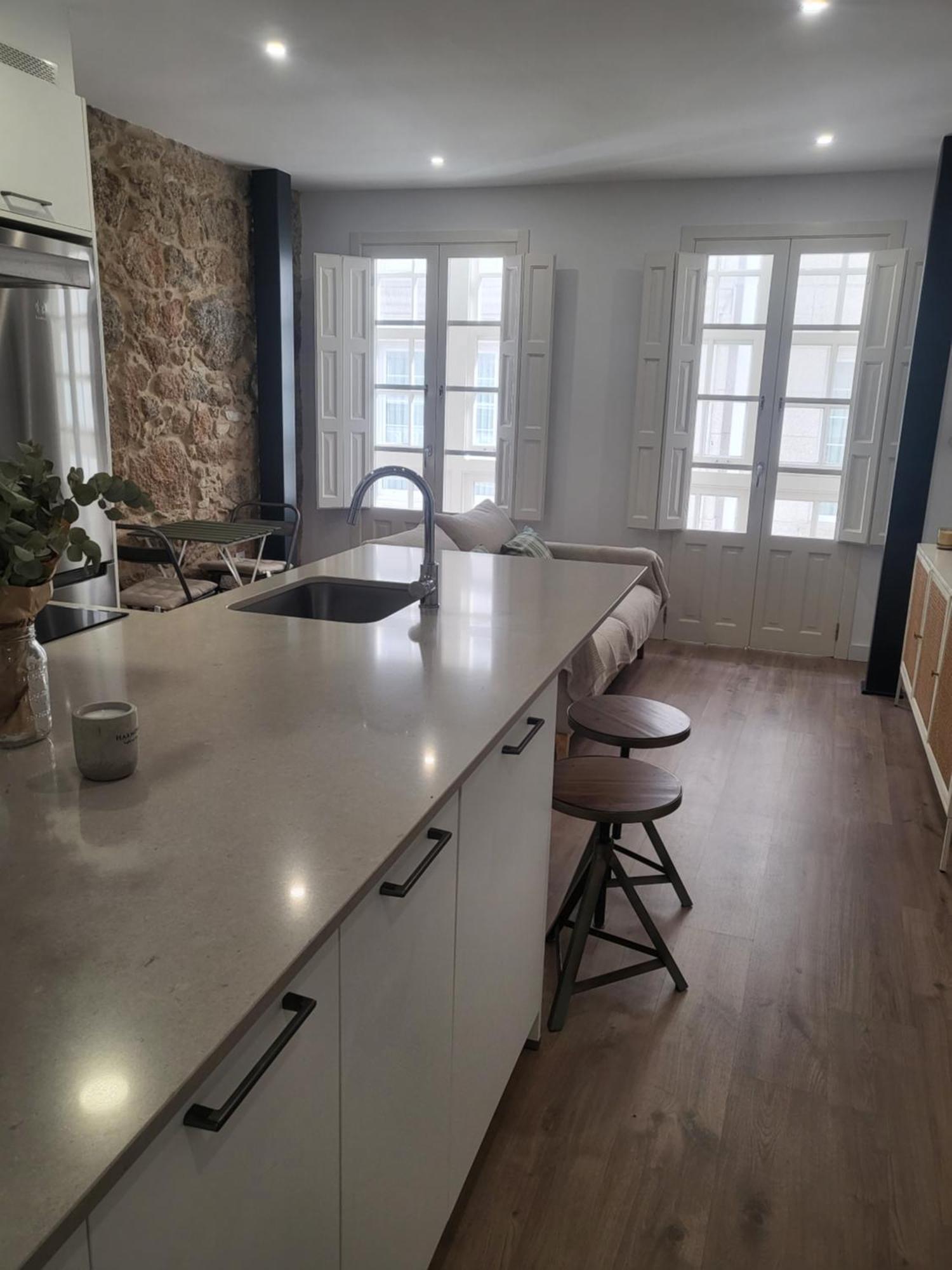 拉科鲁尼亚Preciosa Vivienda En El Centro De La Ciudad公寓 外观 照片